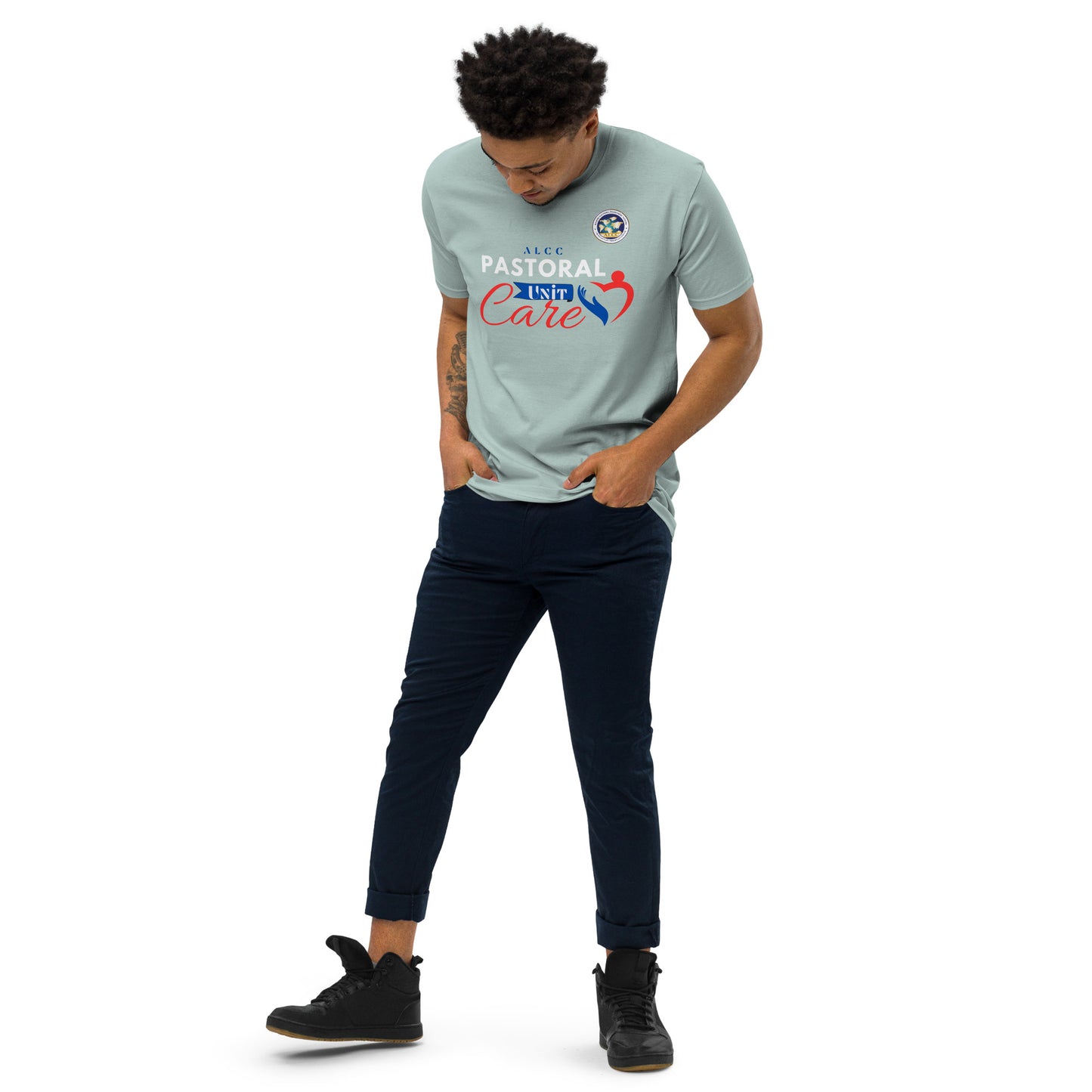 Pastoral care Men’s premium heavyweight tee