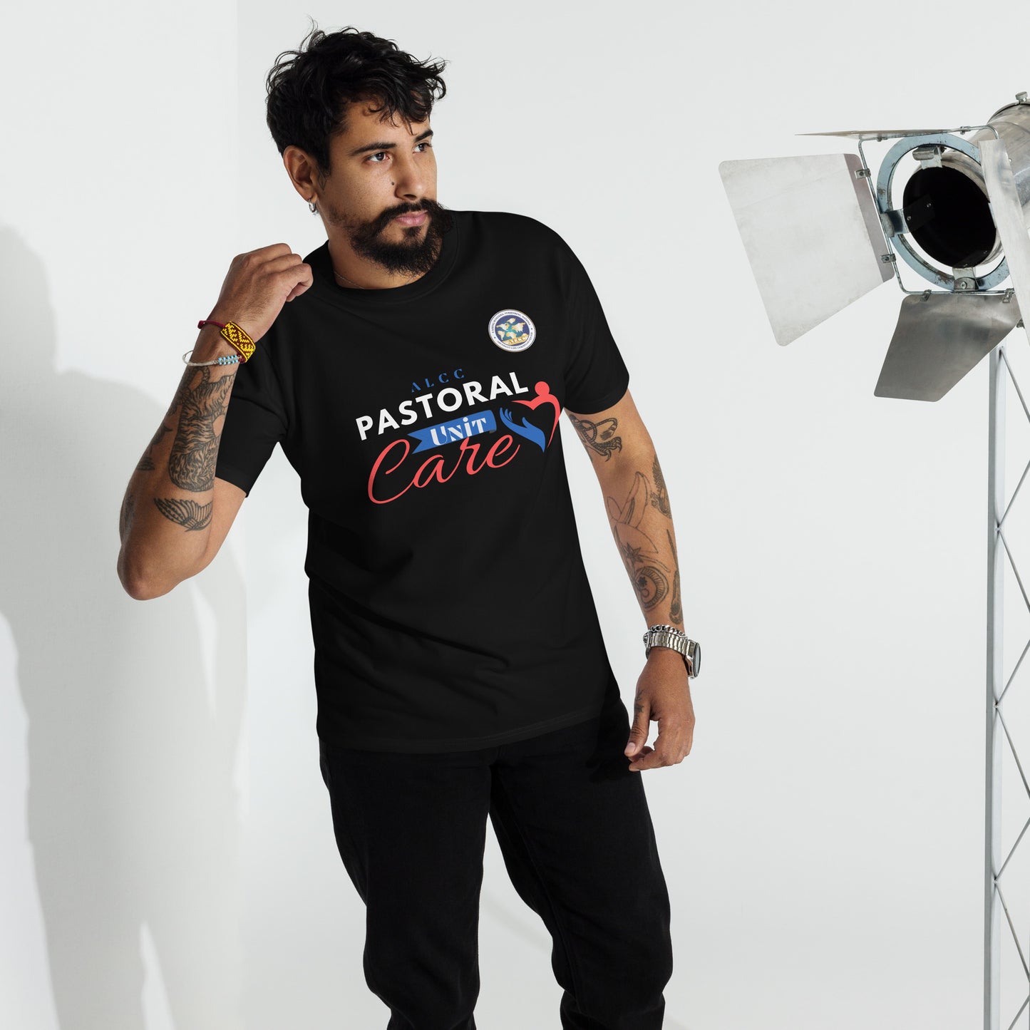 Pastoral care Men’s premium heavyweight tee