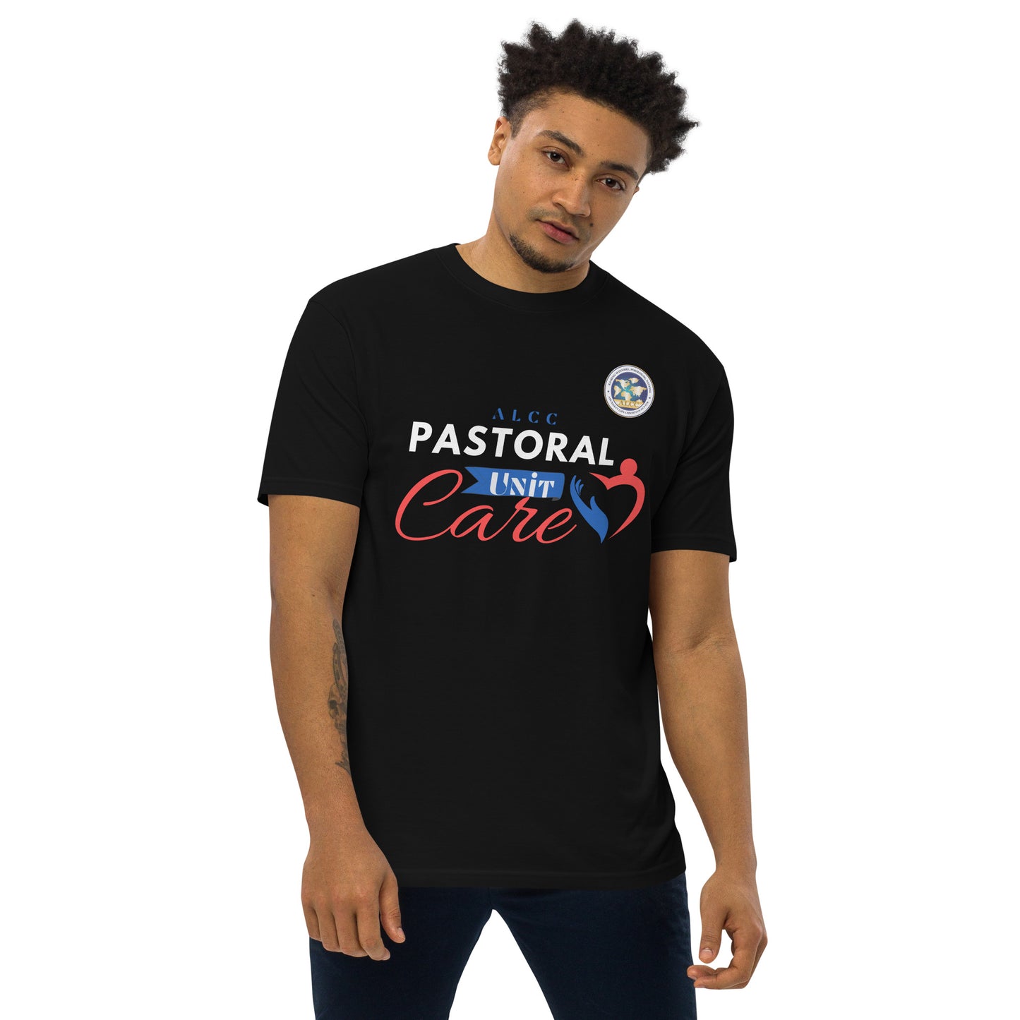 Pastoral care Men’s premium heavyweight tee