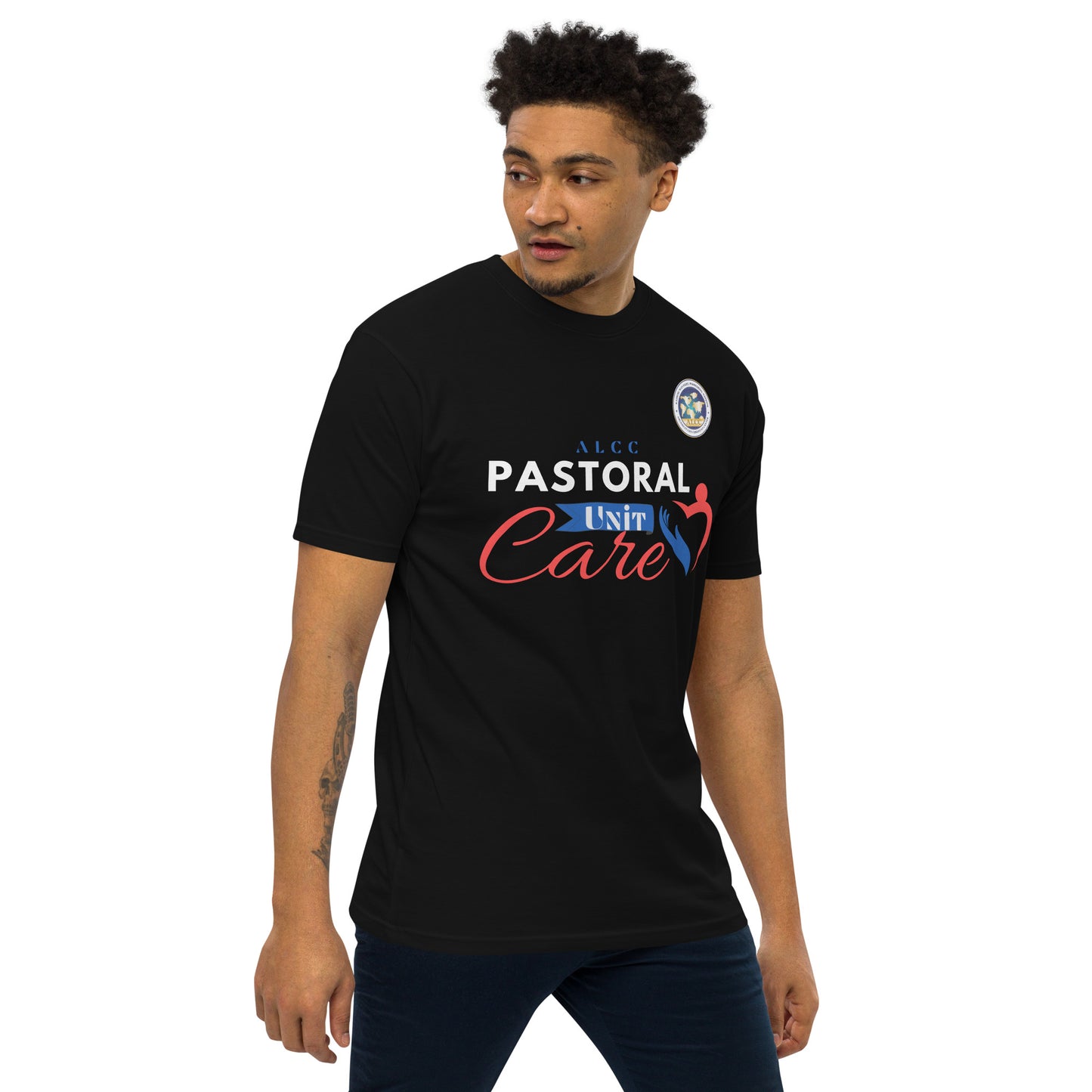 Pastoral care Men’s premium heavyweight tee