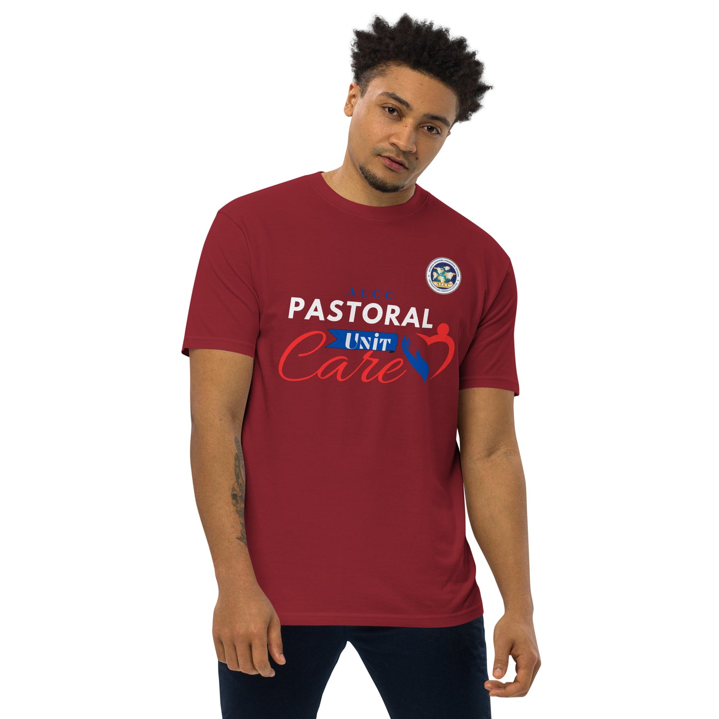 Pastoral care Men’s premium heavyweight tee