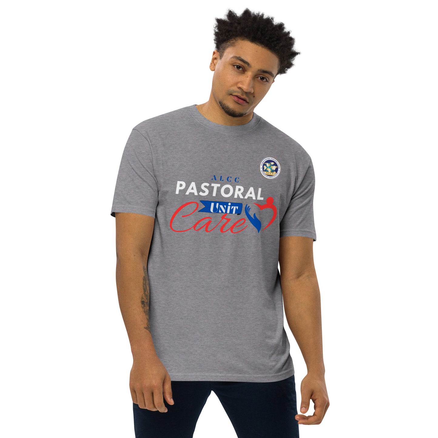 Pastoral care Men’s premium heavyweight tee