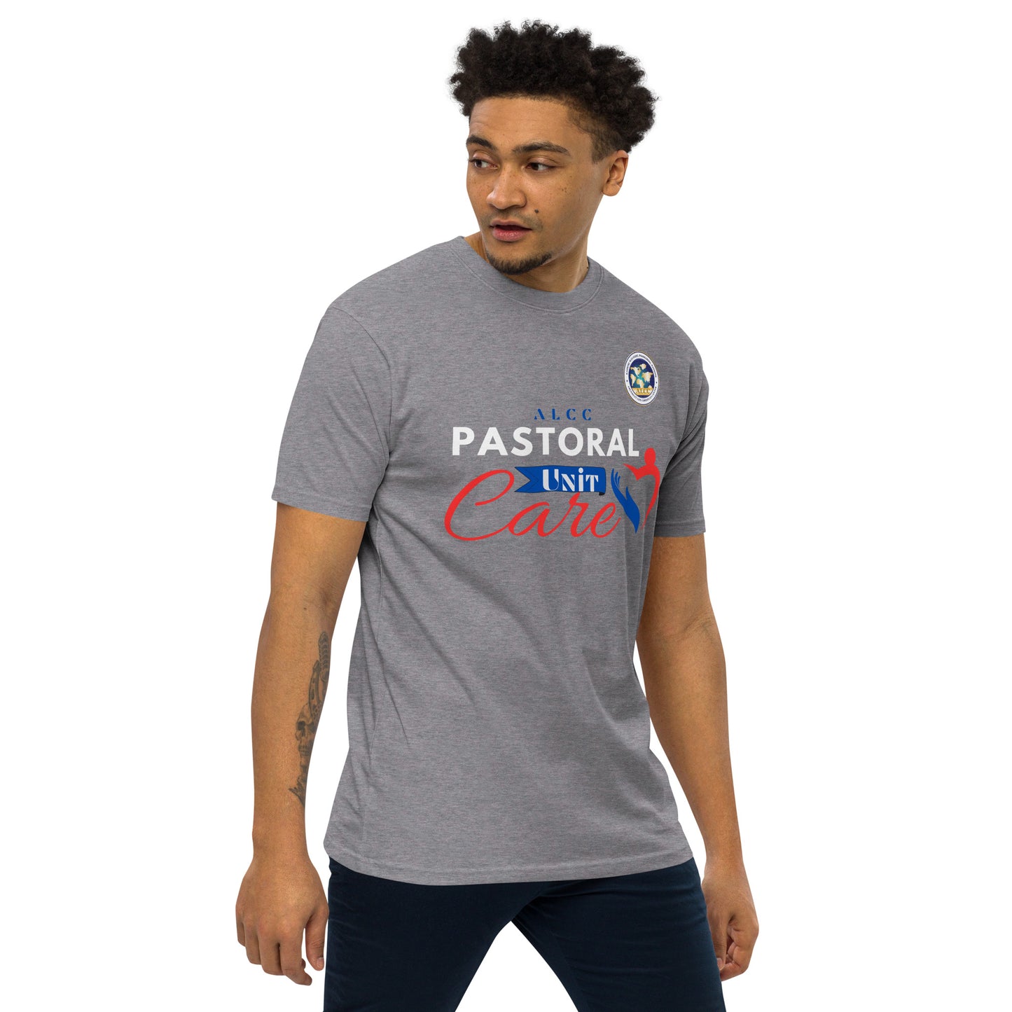 Pastoral care Men’s premium heavyweight tee