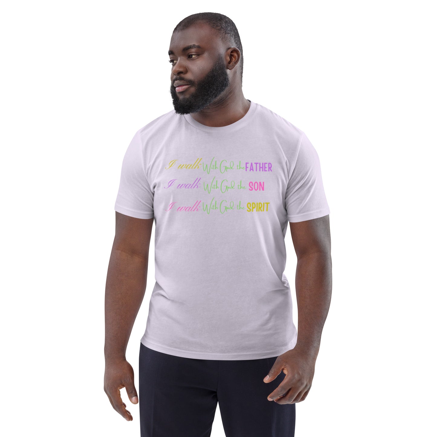 I  Walk with God Unisex organic cotton t-shirt