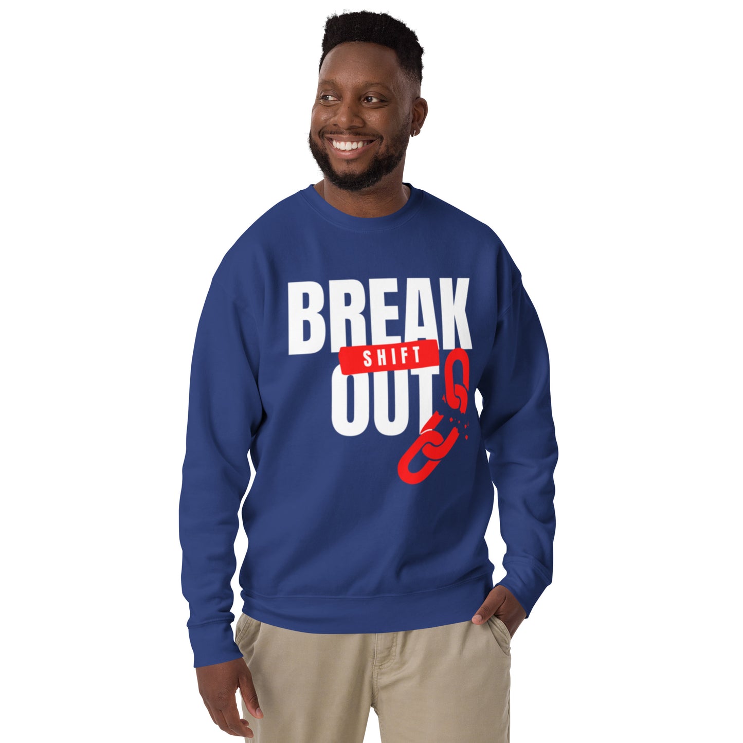 BREAKOUT Unisex Premium Sweatshirt