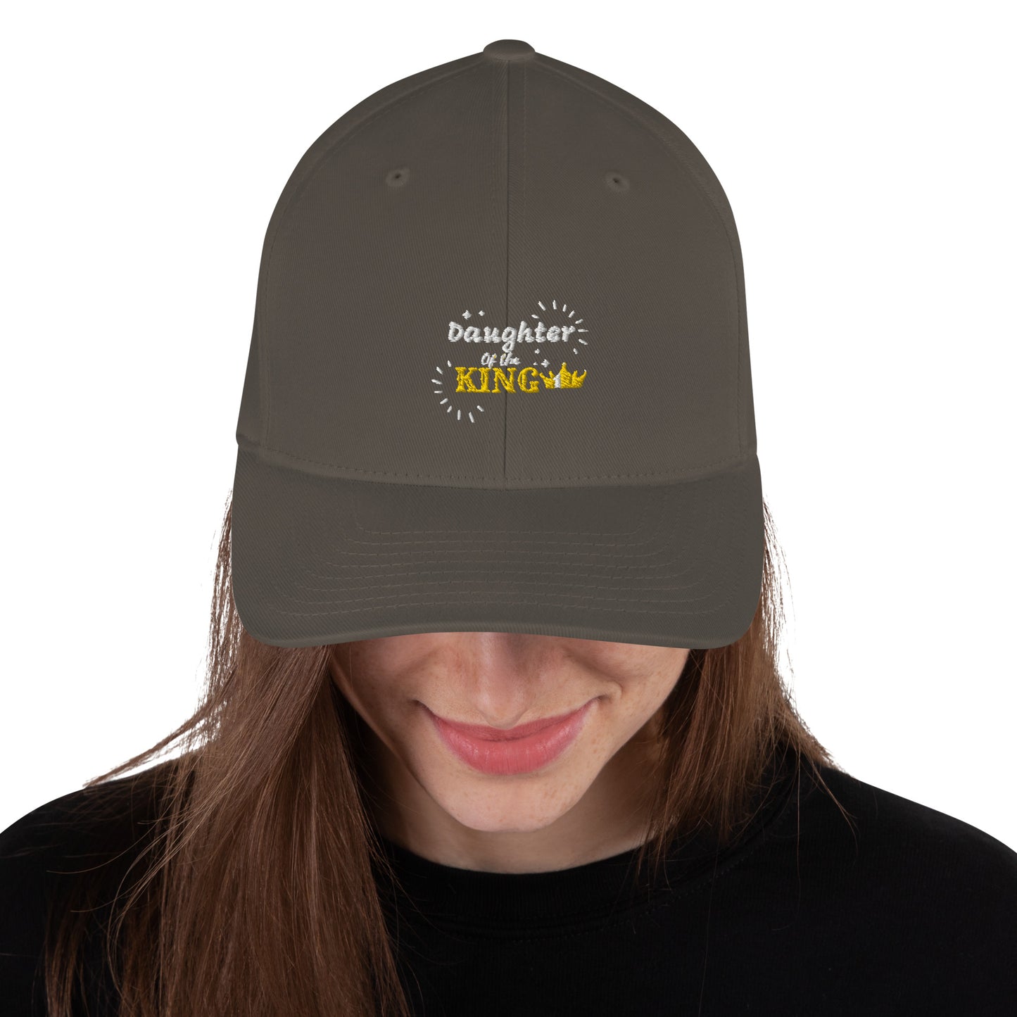 DAUGHTER OF THE KING Structured Twill Cap (Embroidery)