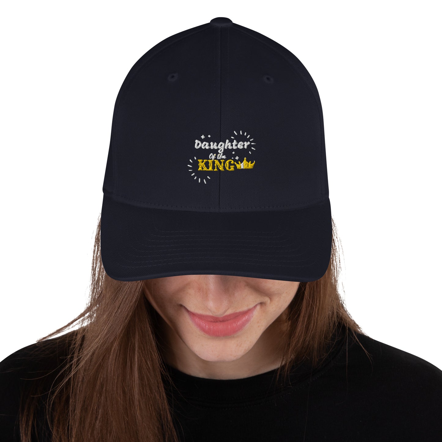 DAUGHTER OF THE KING Structured Twill Cap (Embroidery)