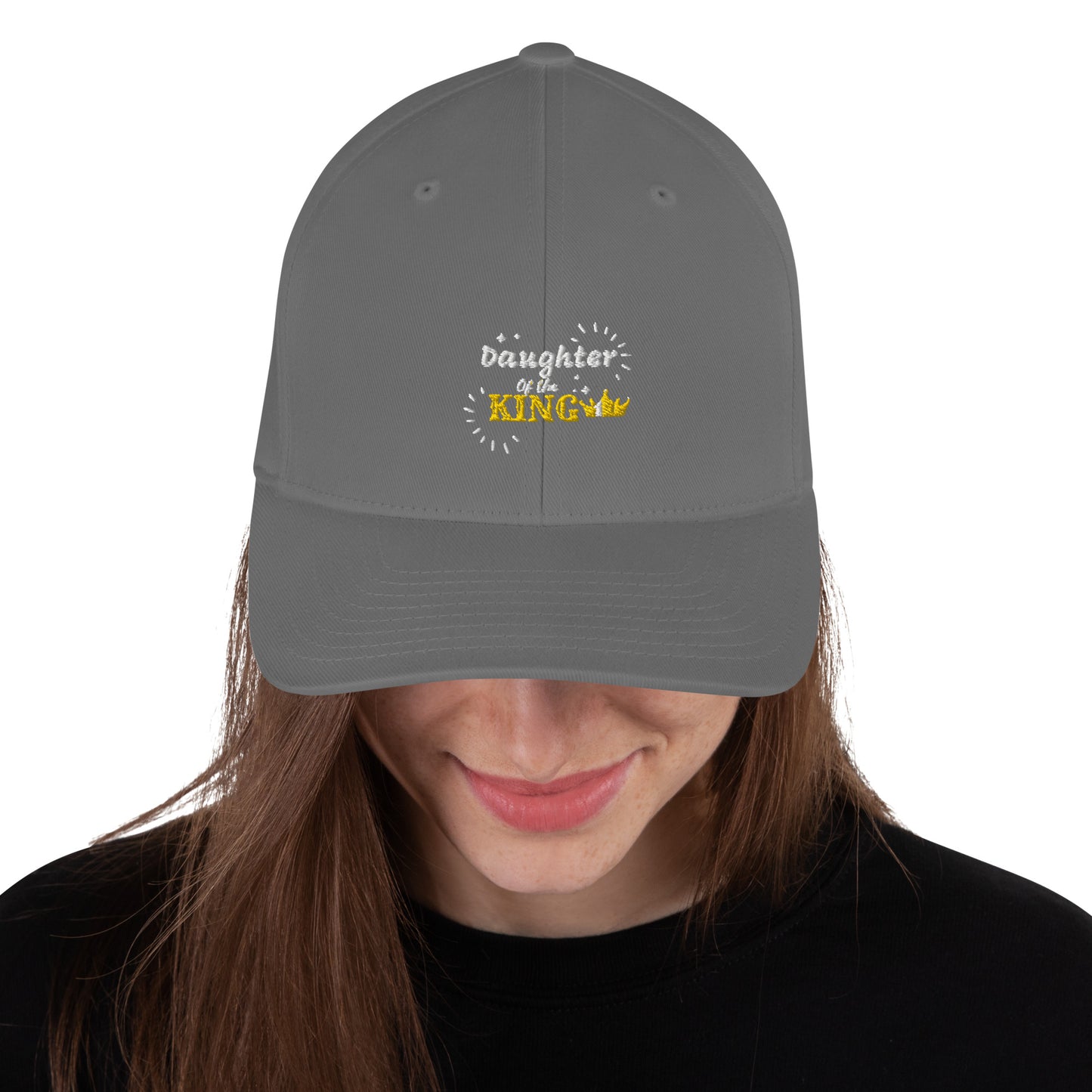 DAUGHTER OF THE KING Structured Twill Cap (Embroidery)