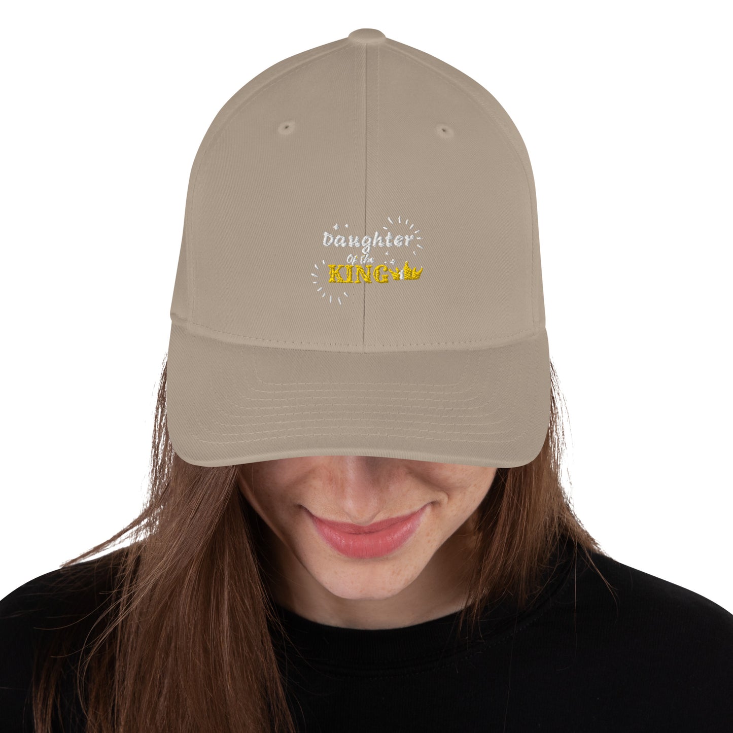 DAUGHTER OF THE KING Structured Twill Cap (Embroidery)