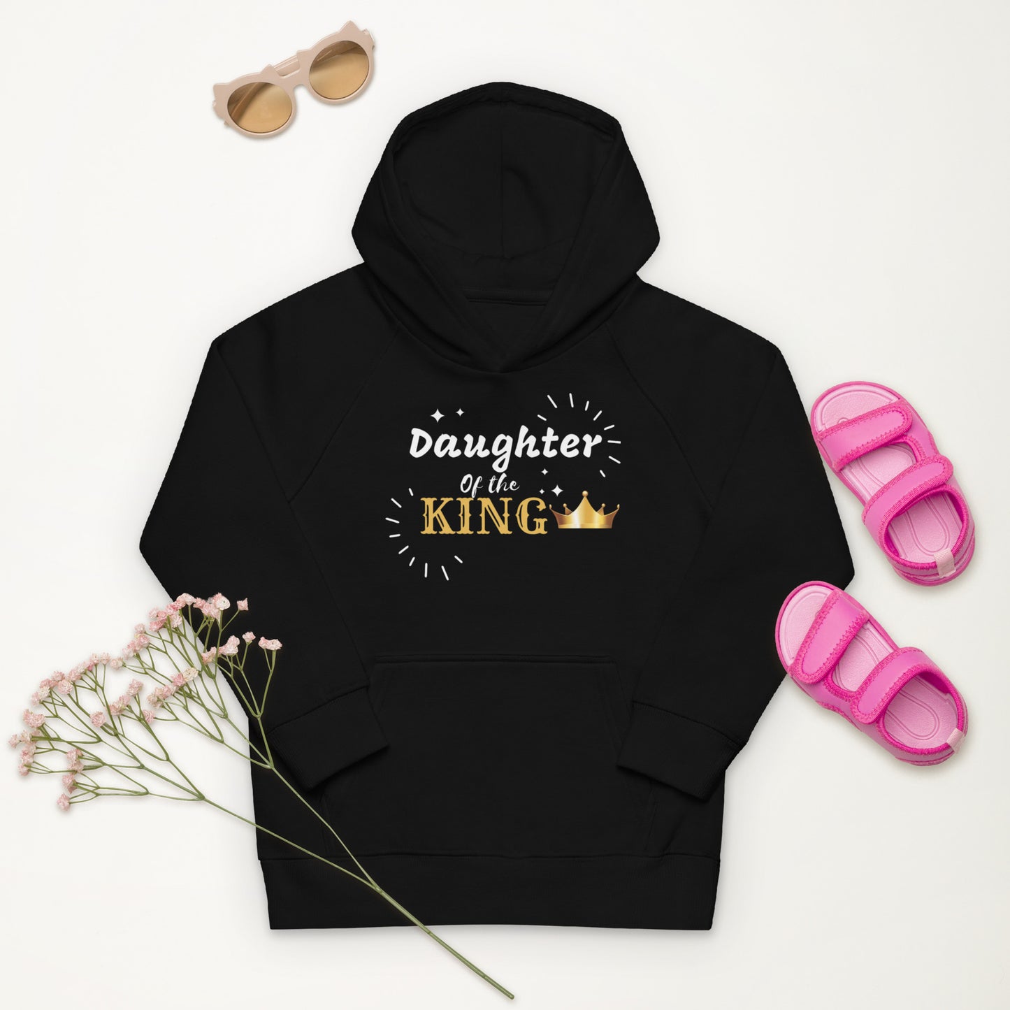 DAUGHTER OF THE KING  Kids eco hoodie