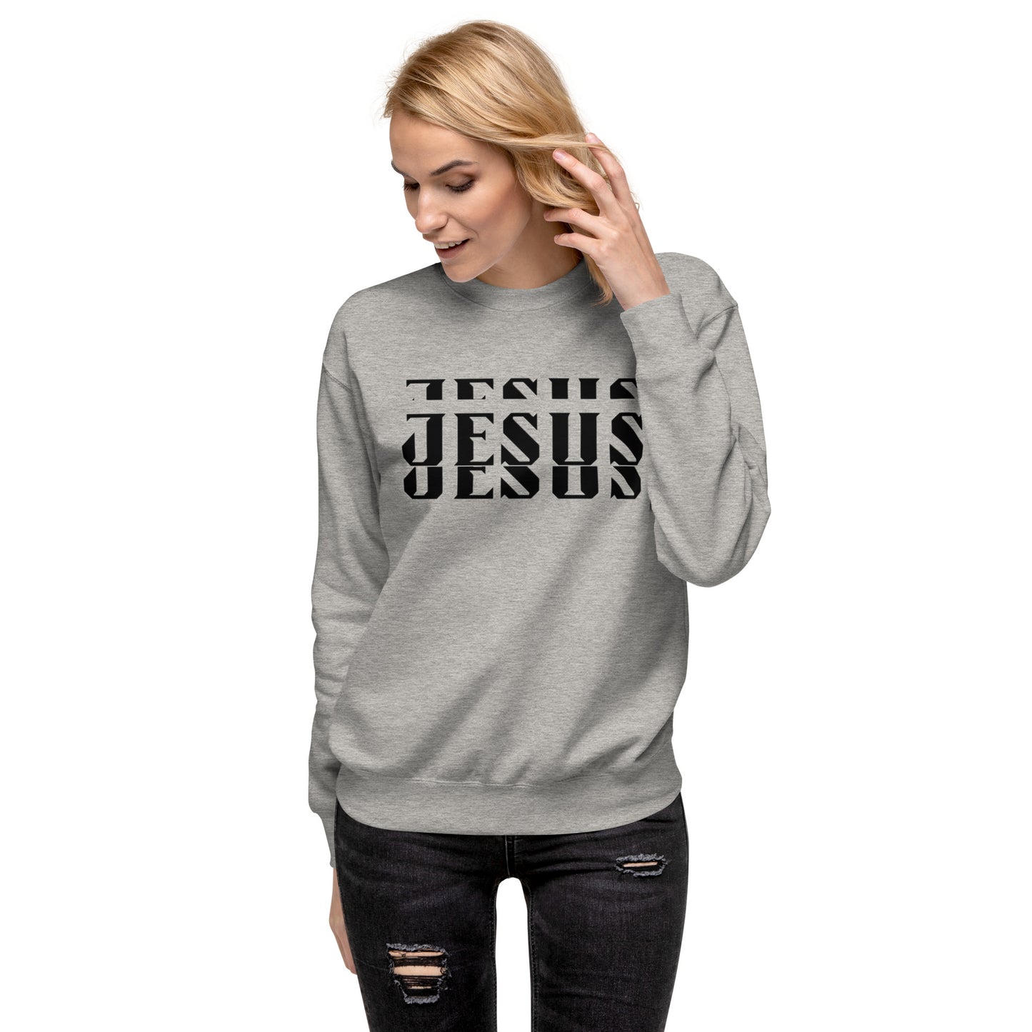 JESUS  Unisex Premium Sweatshirt