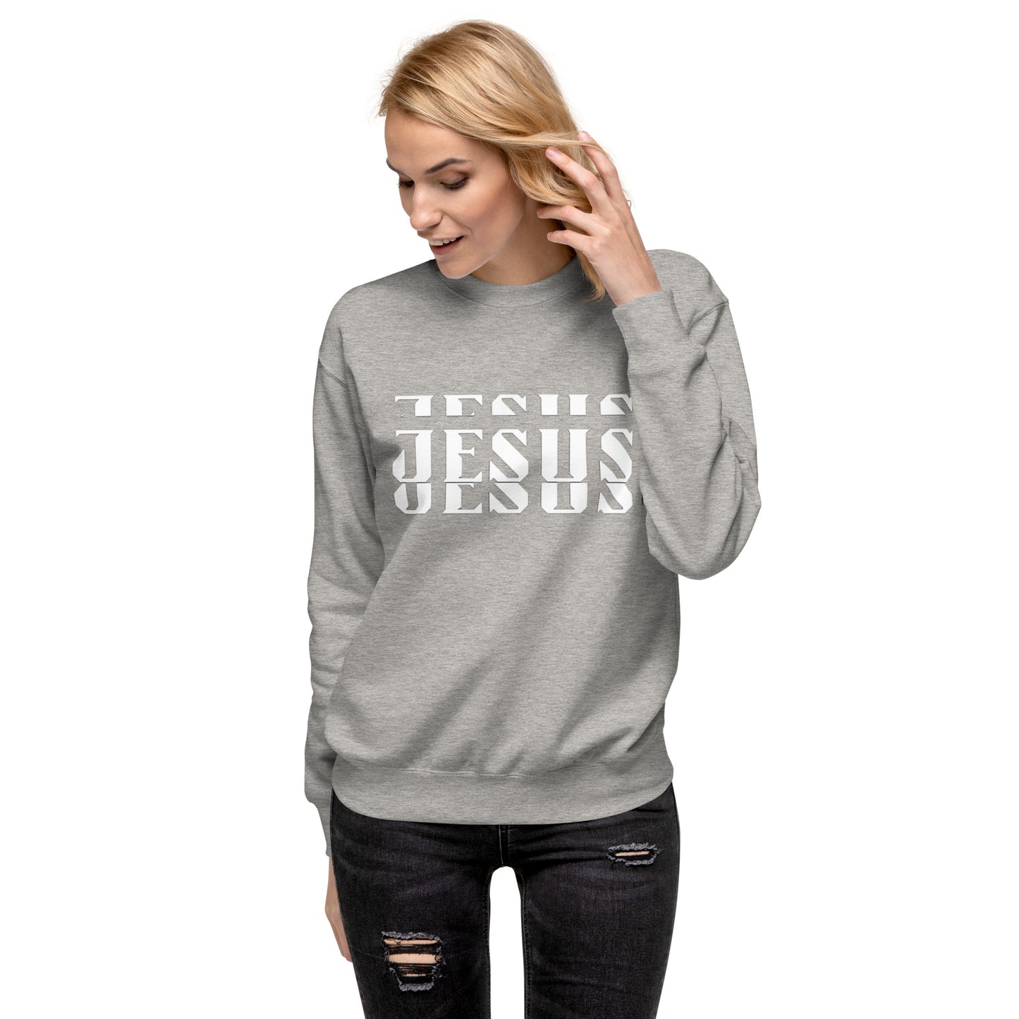 JESUS  Unisex Premium Sweatshirt