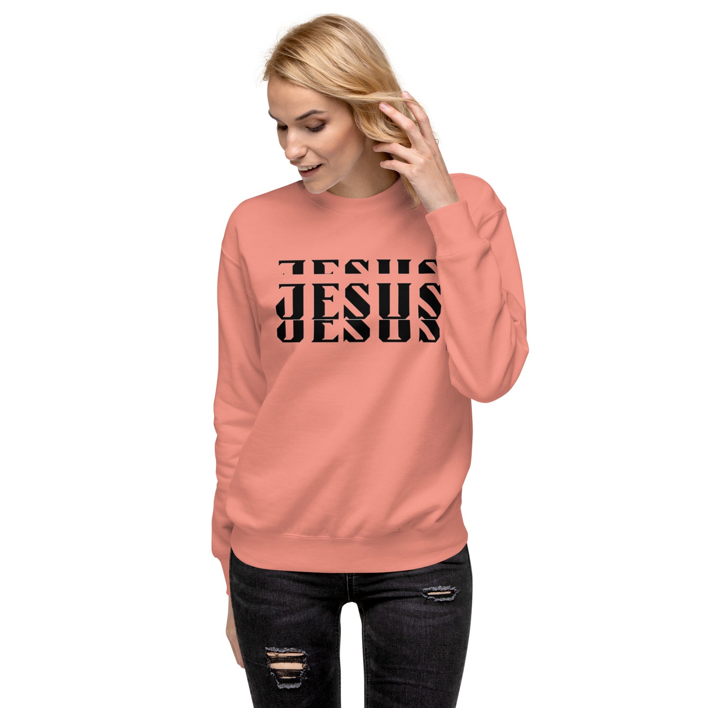 JESUS  Unisex Premium Sweatshirt