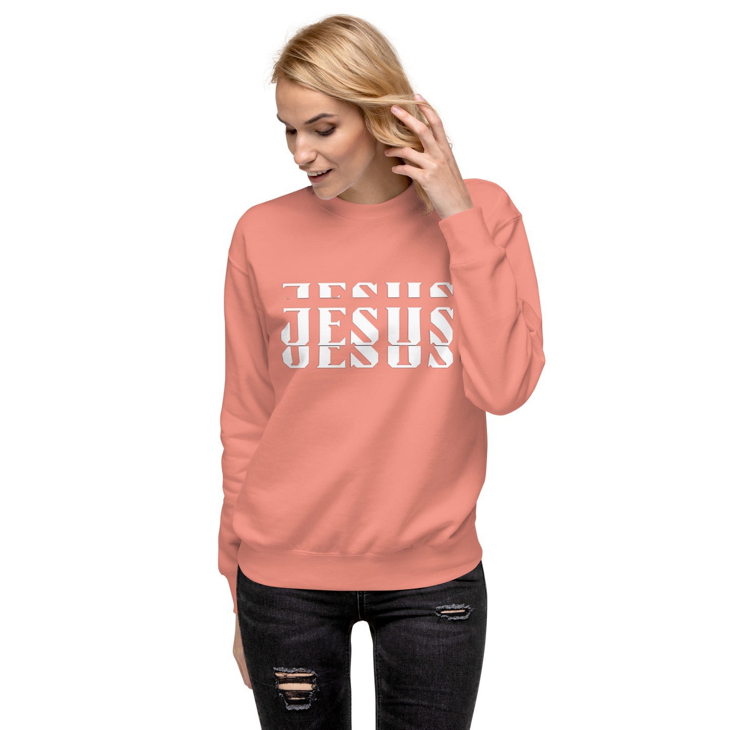 JESUS  Unisex Premium Sweatshirt