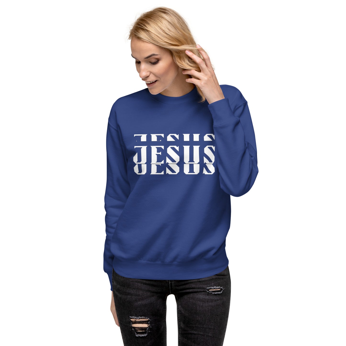 JESUS  Unisex Premium Sweatshirt