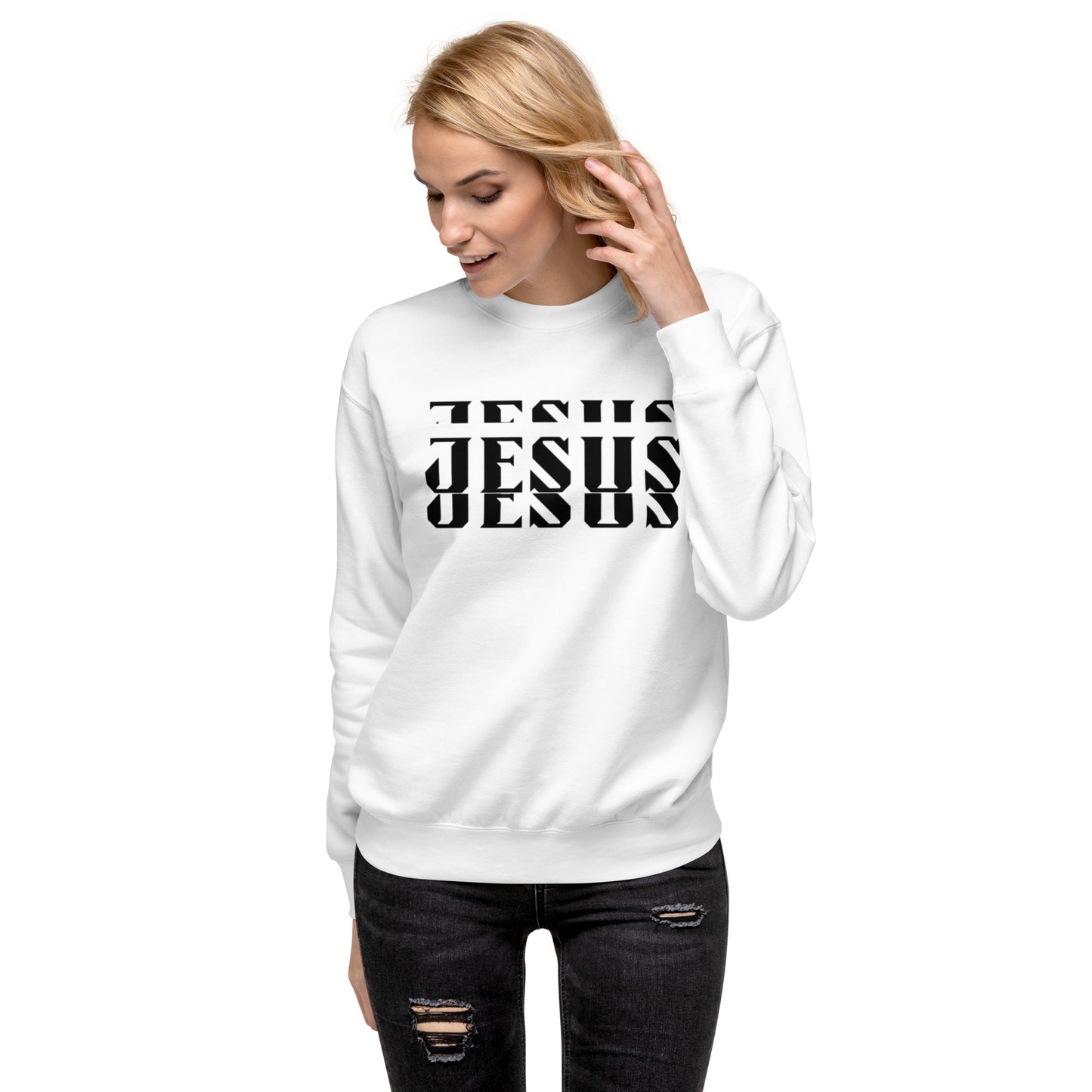 JESUS  Unisex Premium Sweatshirt